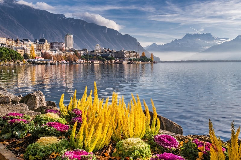 Cycling around Lake Geneva, Switzerland